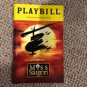 Miss Saigon Touring Playbill